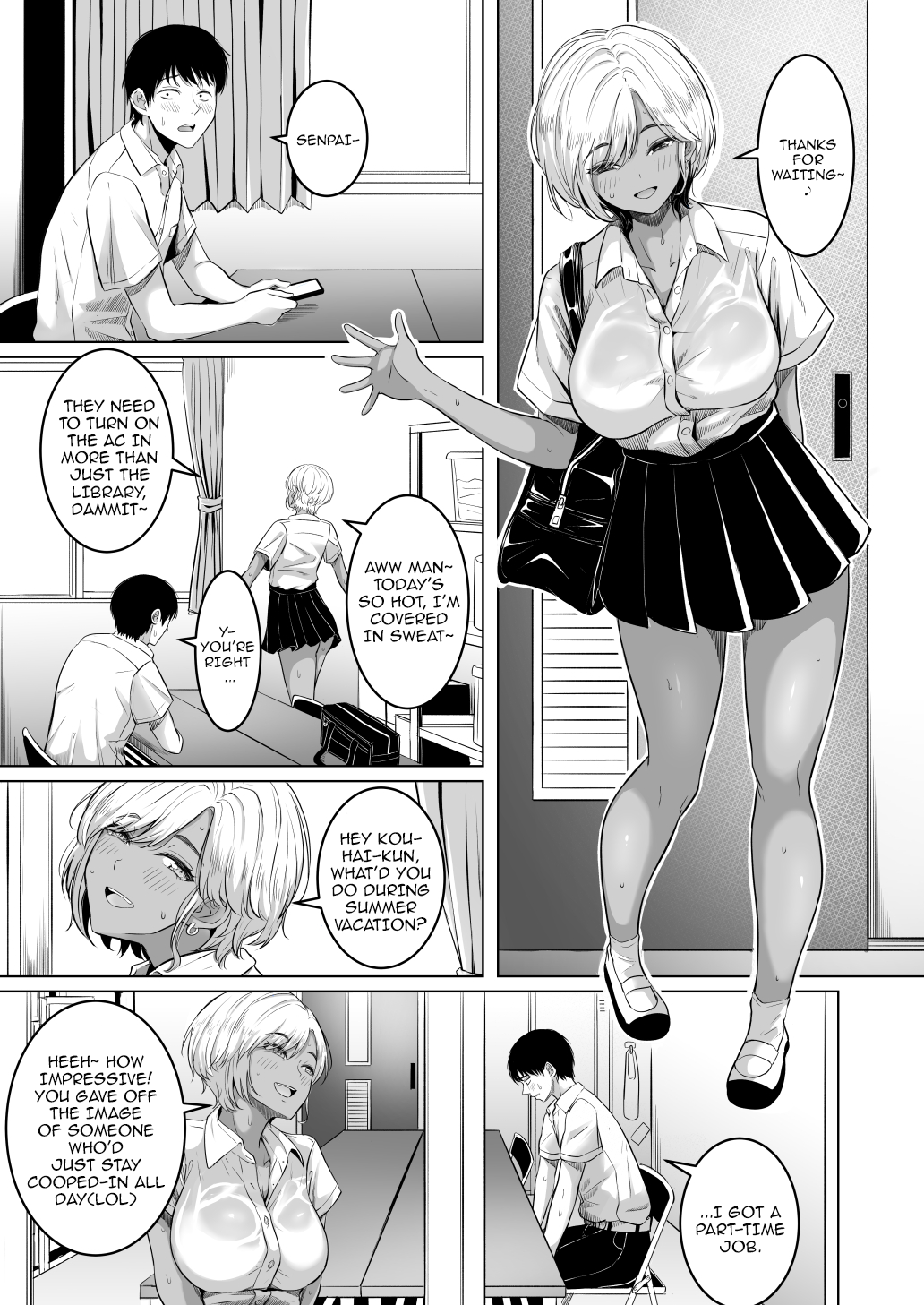 Hentai Manga Comic-I Wanna See Senpai's Stuffy, Steamy Place-Read-2